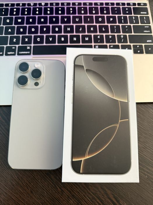 Apple iphone 16 Pro 256Gb Natutal Titanium Neverlock