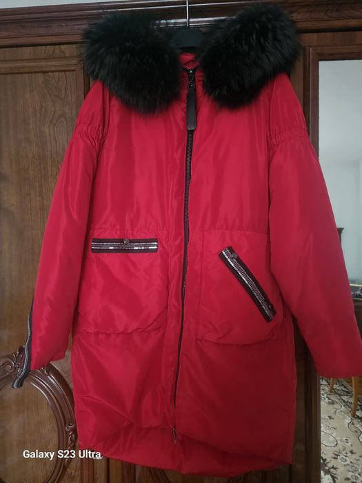 Куртка зимова, подовжена