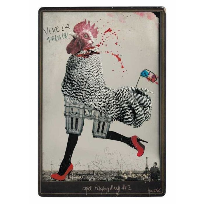 Pocztówka Jacek Staniszewski Vive la France