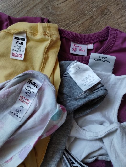 Koszulki krótki rękaw r 122/128