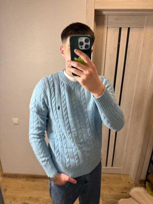 Светр Polo Ralph Lauren вишите  лого / в’язана кофта Ральф Поло