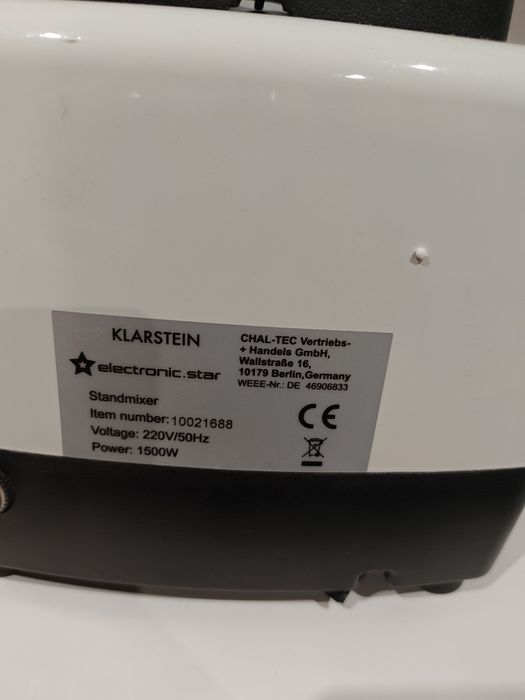 Profesjonalny blender kielichowy Klarstein 3G o mocy 1500 W