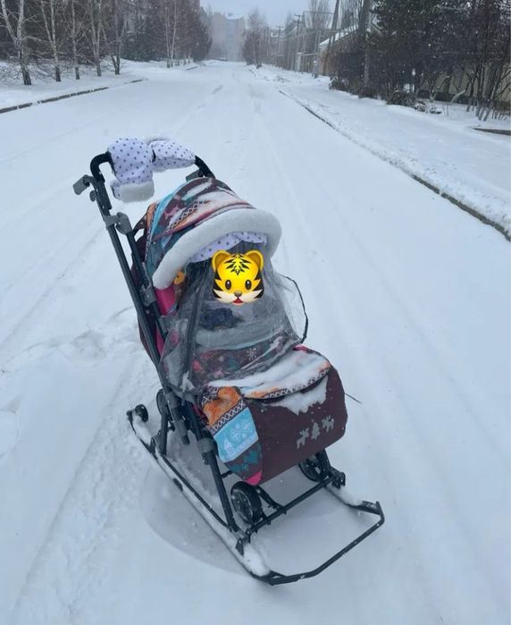 Санки-коляска Ніка дітям