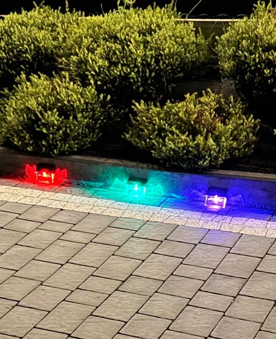 Światła ogrodowe solarne   4 szt