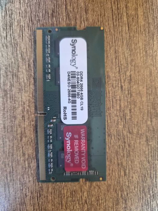 Oryginalna Pamieć Synology D4NESO-2666-4G