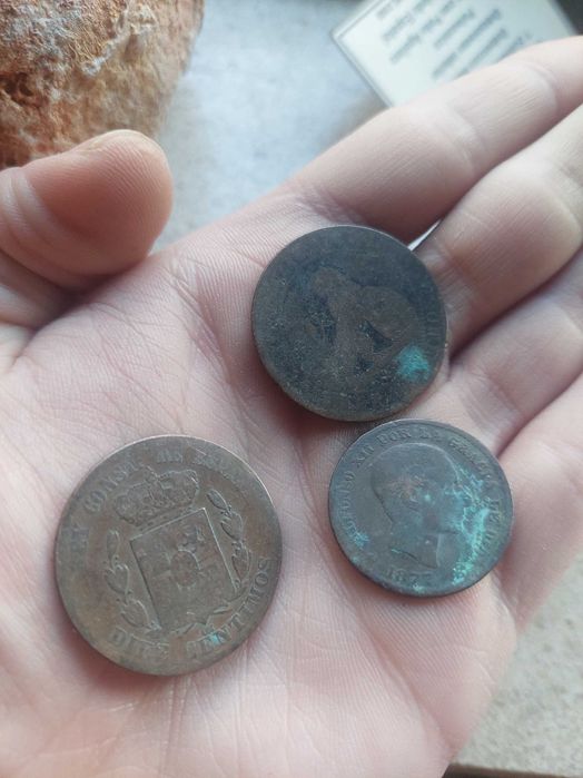 moedas diversas mediavais e antigas