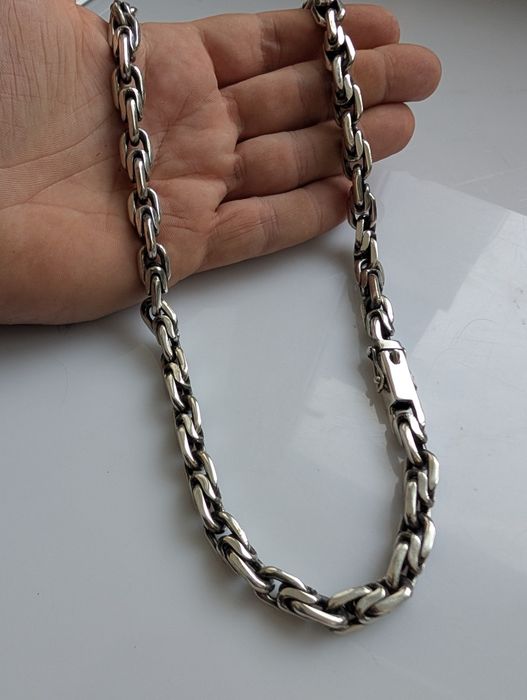 В наявності срібний чоловічий ланцюжок серебряная мужская цепочка 925