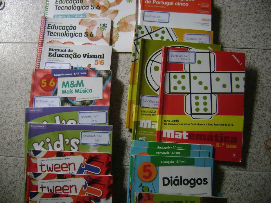 manuais escolares 5º ano