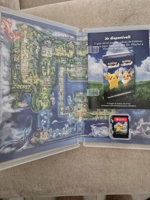 Jogo Nintendo Switch - Pokémon: Let's Go, Pikachu! (Completo / Impecável)