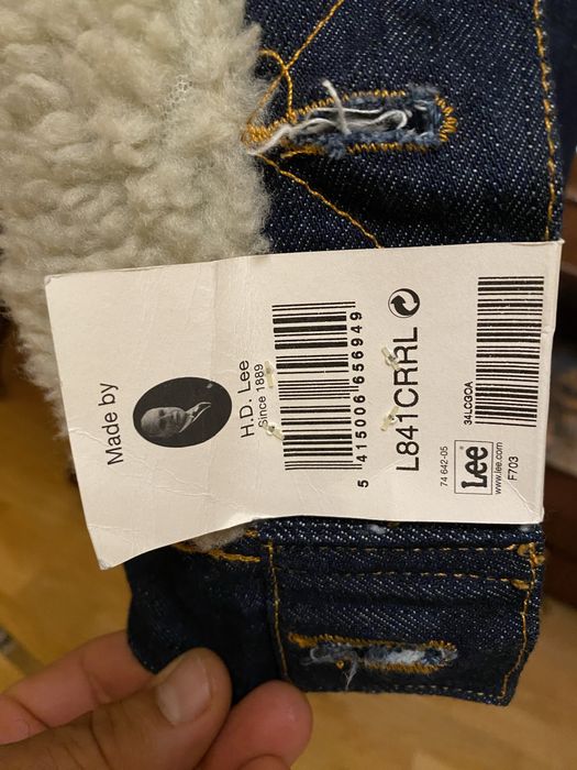 Lee Sherpa nowa kurtka katana ocieplana jeans