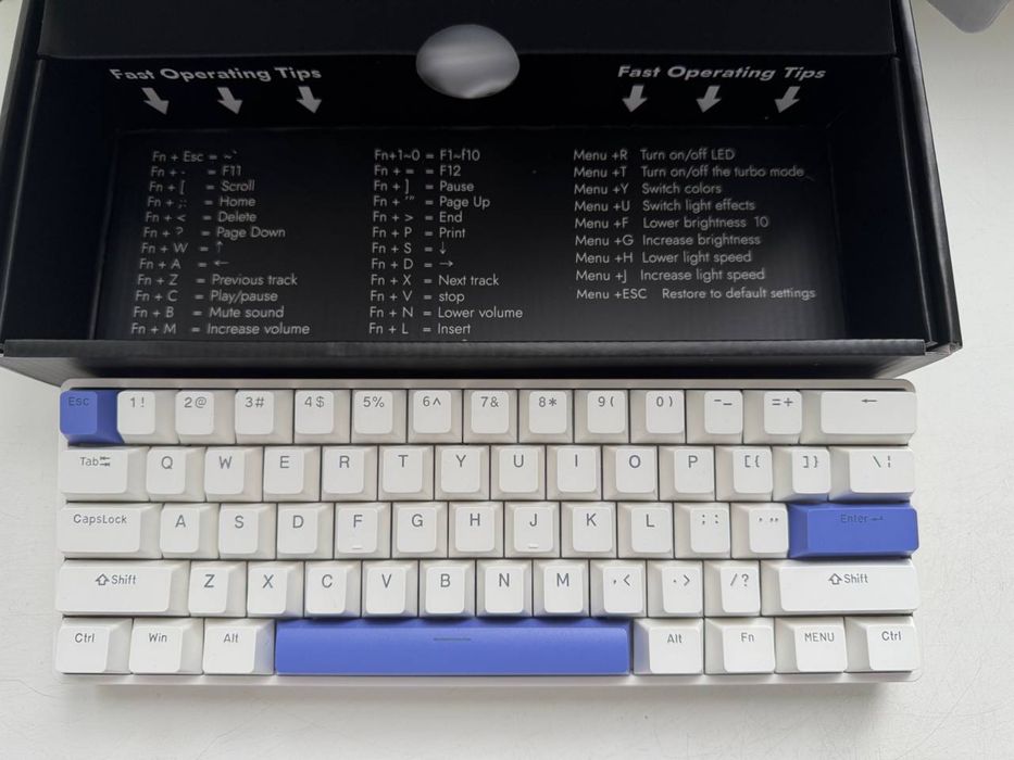 Магнитная Клавиатура DrunkDeer G60(Wooting, SteelSeries)Rapid Trigger