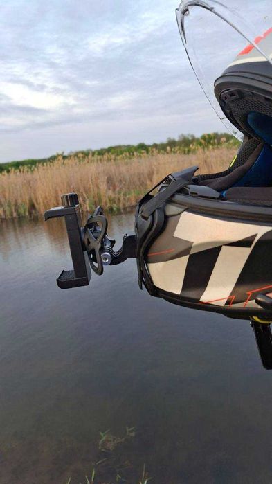 Кріплення для телефону / екшн-камери на шолом