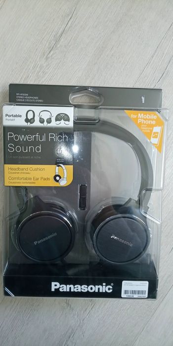 ОРИГІНАЛЬНІ Навушники Panasonic RP-HF500M з потужним звуком та зручним
