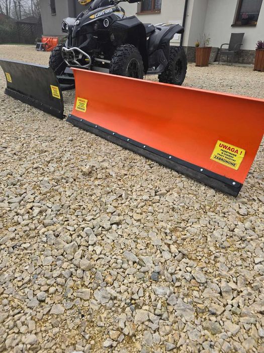 PŁUG do śniegu QUAD mocowania do spodu lub od czoła NOWY