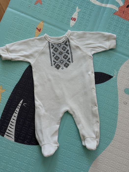 Чоловічок вишиванка для немовляти , на хрестини, 0-3 місяців, до 65см