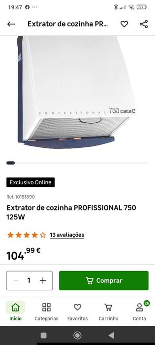 Exaustor compacto