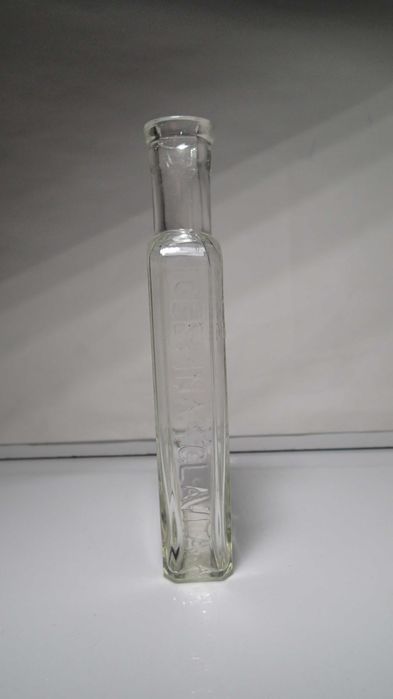 Garrafa de Xarope antiga em vidro "CLEFINA CLAVITAN"