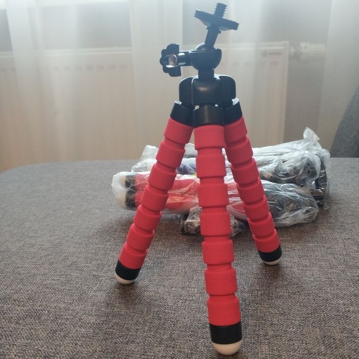 Гибкий штатив для GoPro, телефона, фотоаппарата, тринога, 3 цвета