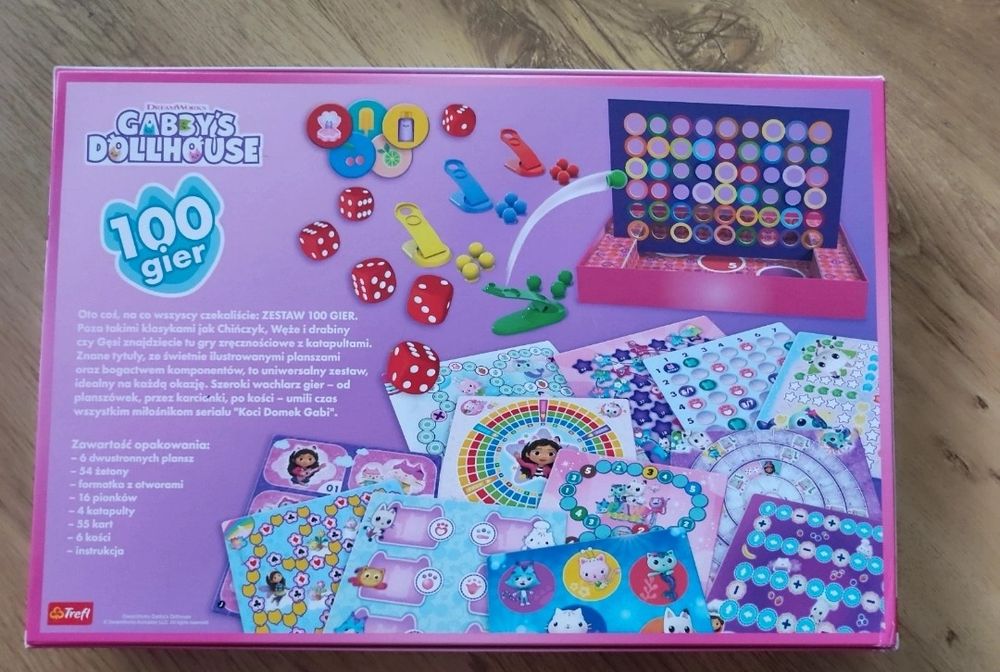 Koci Gabi zestaw 100 gier "Trefl"