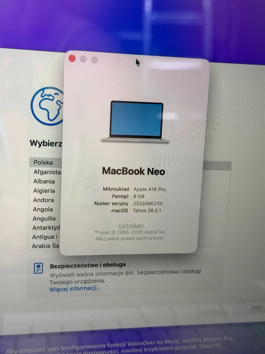 MacBook Neo 13” 512 GB SSD