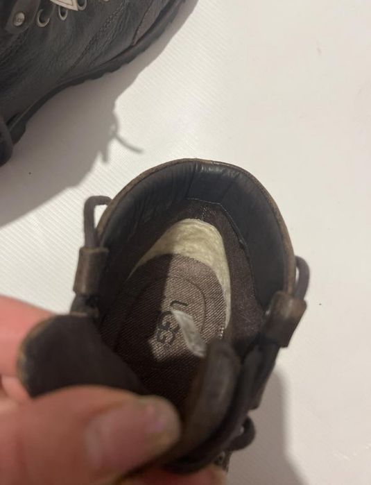 Ботинки UGG 39.5 чоловічі черевики угг агг шкіряні малогого розміру