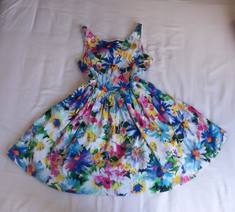 Sukienka w kwiaty Ralph Lauren