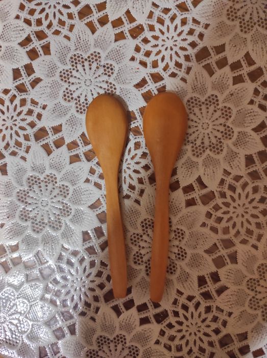 Чайні ложки в асортименті, чайные ложки, ложка кофейная, дерев'яні