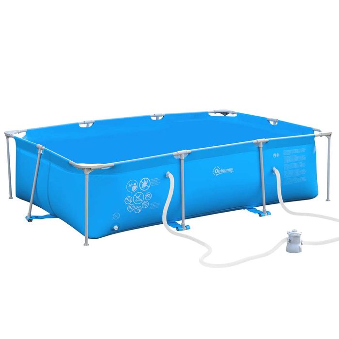 Piscina Desmontável com Estrutura Metálica (Vários Tamanhos)