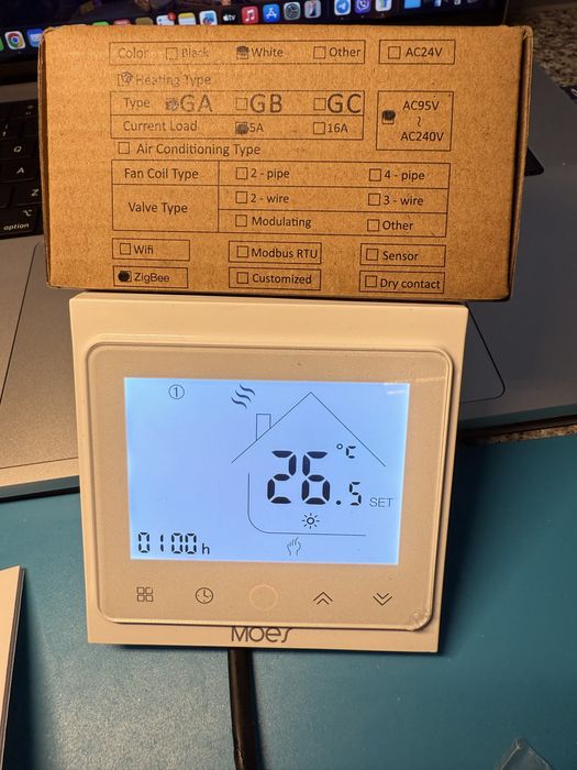 Moes zigbee для подогрева