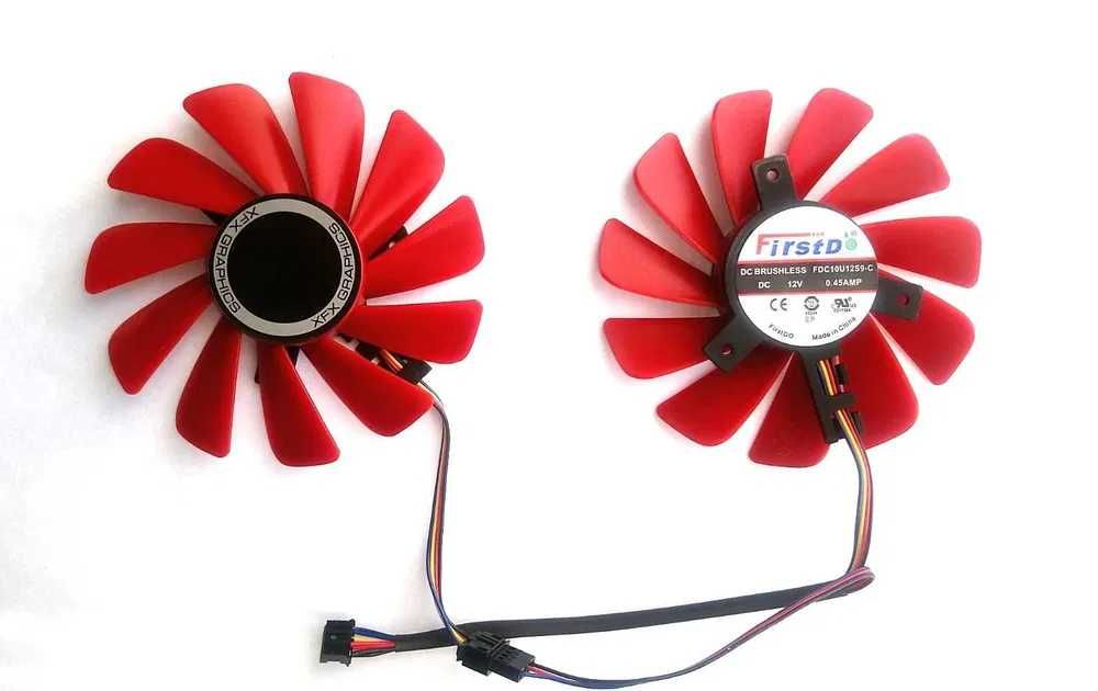 Кулери 85, 95мм HIS RX470/480/570/580 FDC10U12S9-C вентилятори