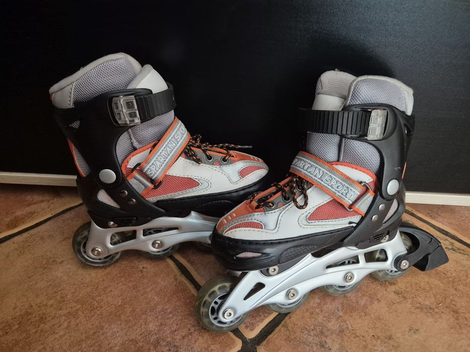 Rolki rozm. 30 - 33 raz użyte, spartan sport ABEC 7