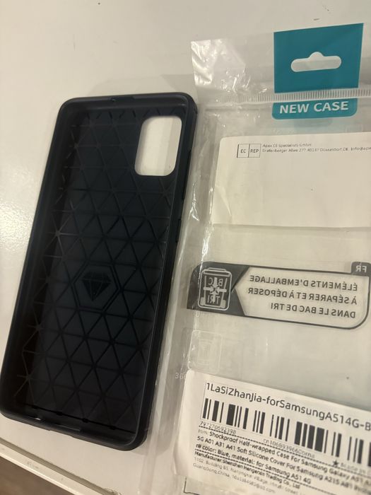 Защитный чехол Samsung A51 новый черн  срочно