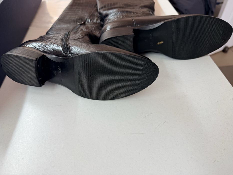 Сапоги кожанные осень/весна