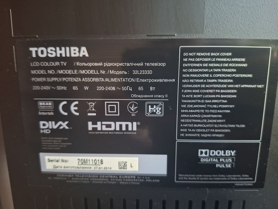 Telewizor Toshiba