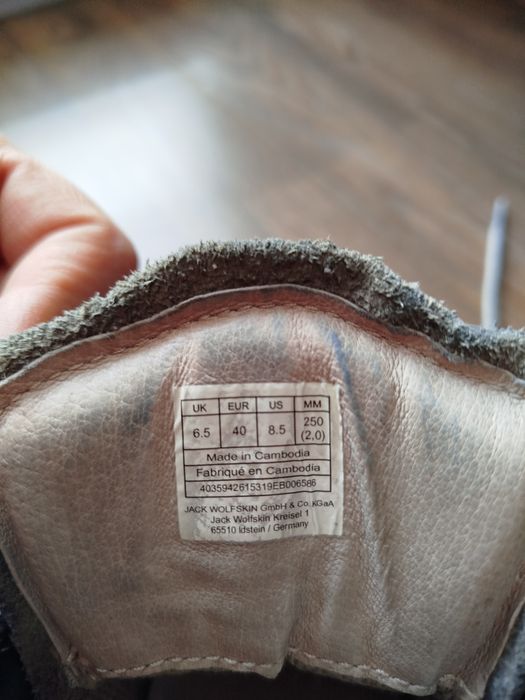 Buty skórzane Jack Wolfskin
