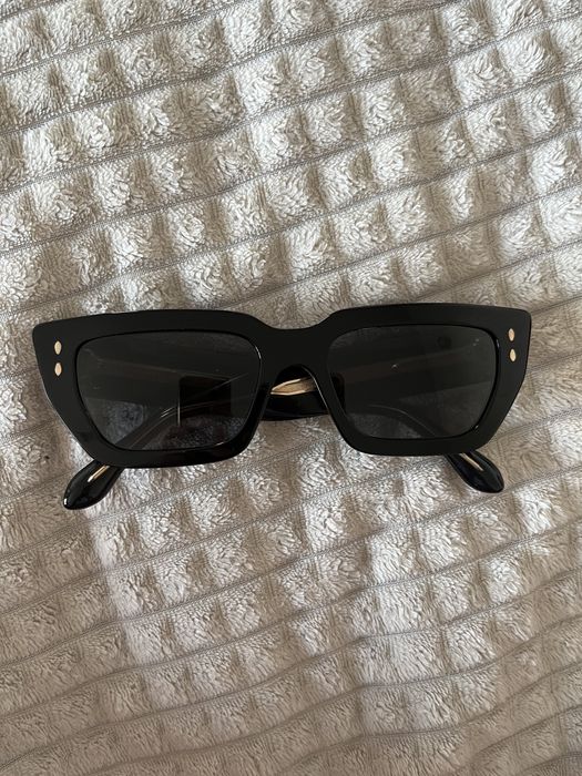 Okulary Isabel Marant czarne złote