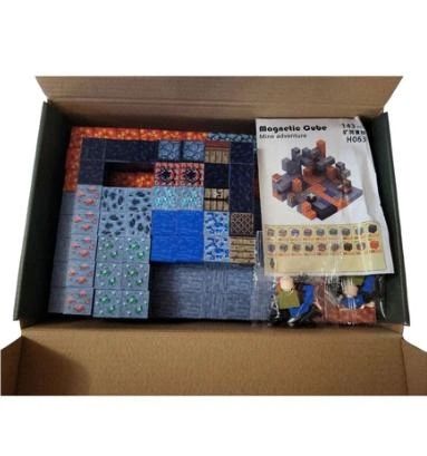 Магнітний конструктор minecraft Magnetic 143 деталі пригоди у печері