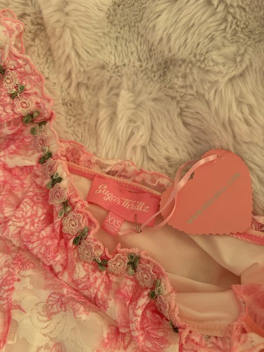 Платье кружевное Sugar Thrillz Dollskill с цветами лолита y2k dior