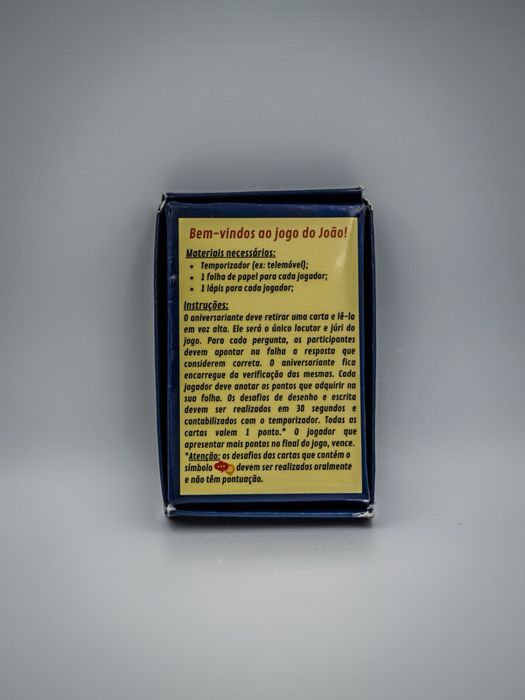 Jogo de cartas personalizado