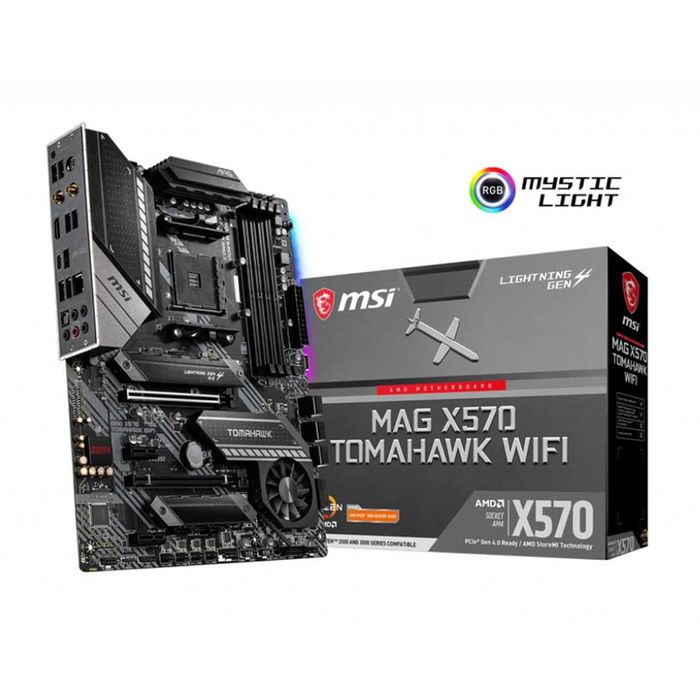 Motherboard MSI MAG X570 TOMAHAWK WIFI AMD Ryzen RGB - Selada
