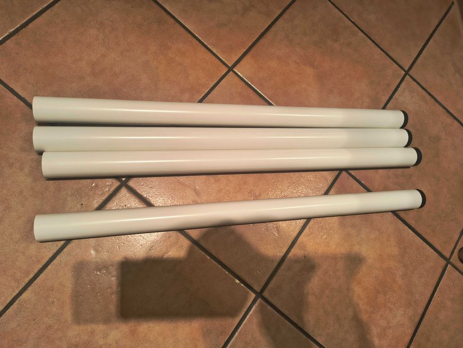 Nogi nieregulowane IKEA - białe