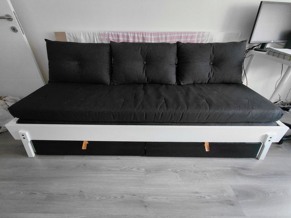 Sofá cama c/gavetas IKEA