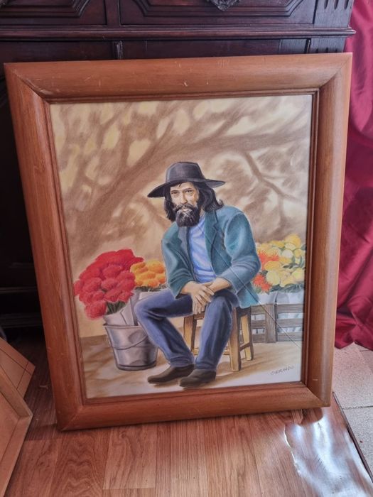 Quadro Decoração só tem o vidro estalado