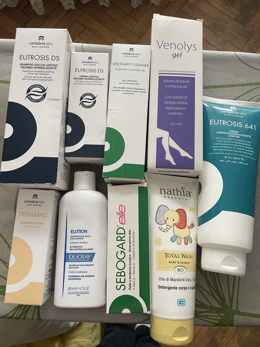 Cerave Avene La Roche Posay Uriage Vichy  Ducray  ADerma  Bioderma