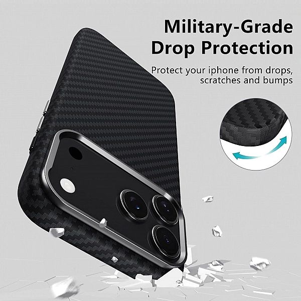 Tech-Protect Ion Carbon Magsafe Iphone 17 Pro Max Black/Silver