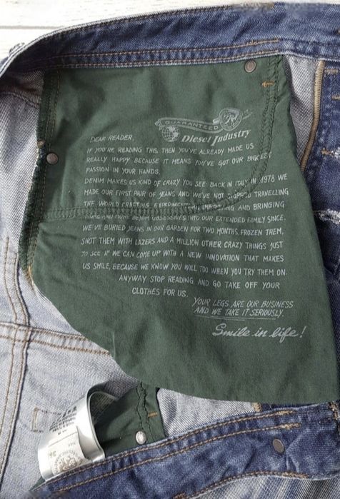 Джинси DIESEL 'Buster' W36L32 Оригінал