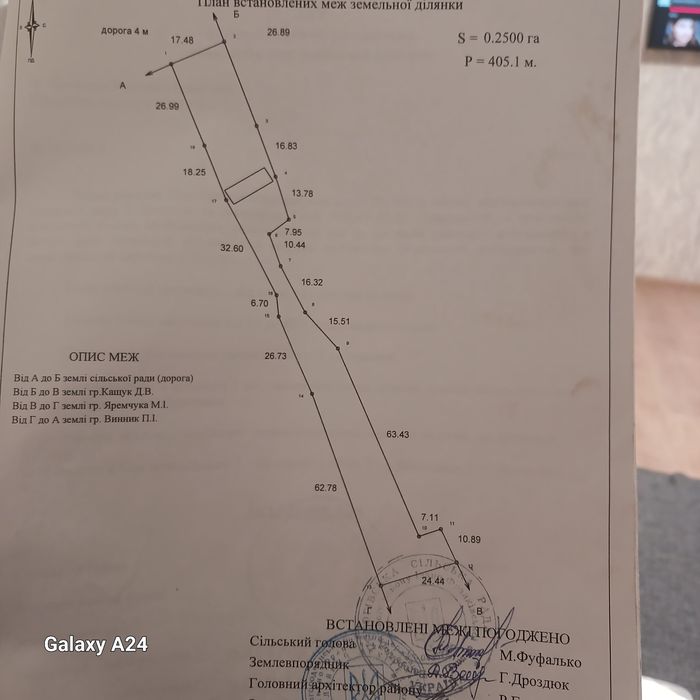 Продам зем. ділянку під житлову забудову – с. Пороги Солотвинська ОТГ