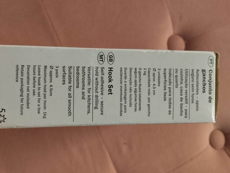 Conjunto de 3 ganchos