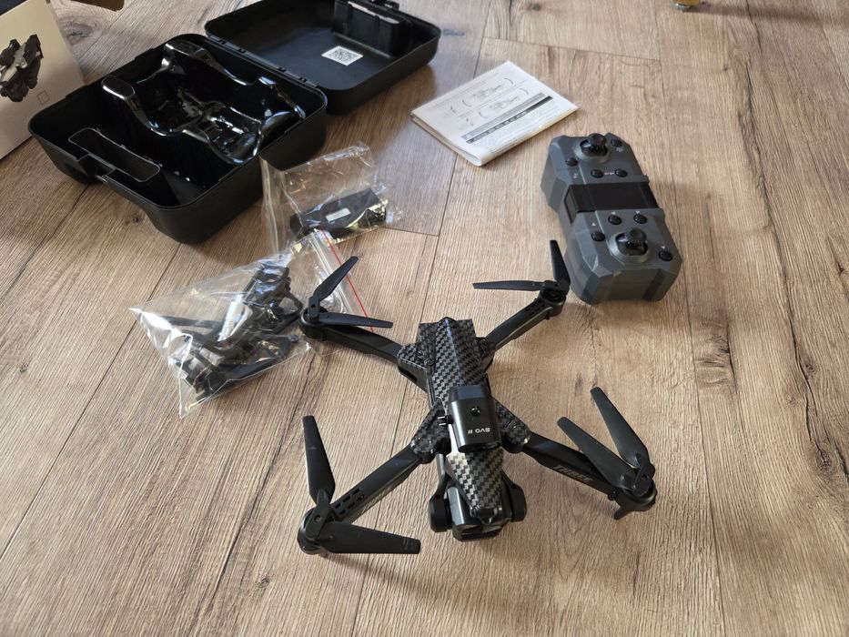 Dron K10 Max karbonowy, unikanie przeszkód kamera 8k