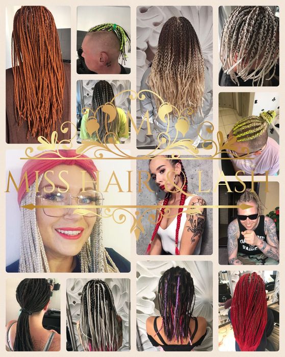 Warkoczyki , warkocze bokserskie , afroloki , dreadloki , warkoloki